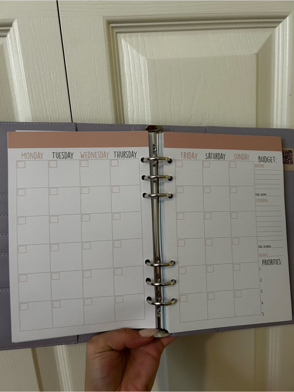 Lilac Planner Notebook - "The Life Designer" - Picture 9 of 13